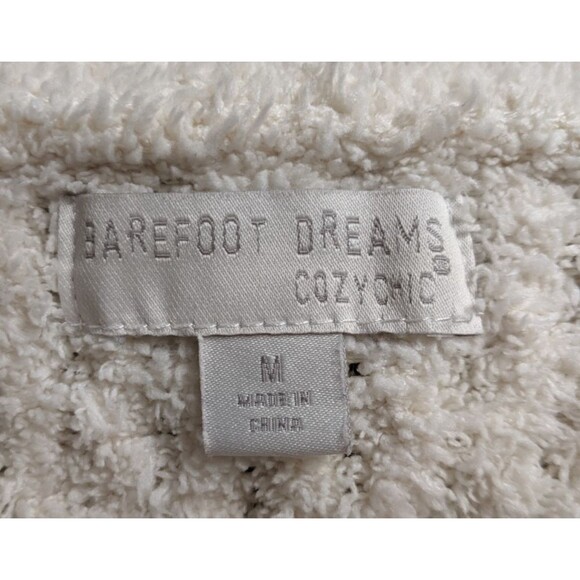 Women's Cream Color CozyChic® Honeycomb Shawl Cardigan Sweater Medium - Picture 12 of 13